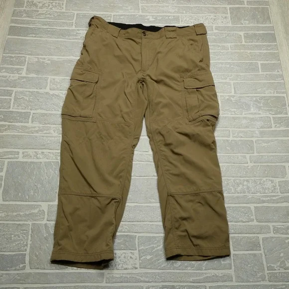 Duluth Trading Co Cargo Pants Size 2XL Beige Cargo Midweight Nylon Quick Dry - Picture 1 of 9